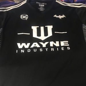 Batman Wayne Industries soccer jersey